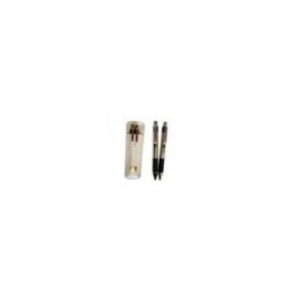 JUEGO BOLIGRAFO LAPICERO ZEBRA 5000 METALLICO NEGRO C 2PIEZAS