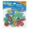 SACAPUNTAS PLASTICO MAE TRANSLUCIDO C 25 PIEZAS