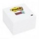 CUBO BLANCO 3M SUPER STICKY 7.6X7.6CM 5 BLOCKS 90 HOJAS C U