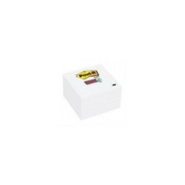CUBO BLANCO 3M SUPER STICKY 7.6X7.6CM 5 BLOCKS 90 HOJAS C U