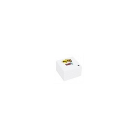 CUBO BLANCO 3M SUPER STICKY 7.6X7.6CM 5 BLOCKS 90 HOJAS C U