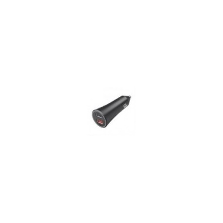 CARGADOR DE COCHE XIAOMI CARGA RáPIDA 37W DOBLE PUERTO COLOR NEGRO