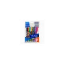 BOLíGRAFO PIN POINT MANDALA PUNTA FINA 0.7MM COLORES SURTIDOS C 10 PZAS