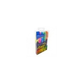 RESALTADOR AZOR VISIóN JUNIOR PUNTA CINCEL 4MM COLORES SURTIDOS C 5 PZAS