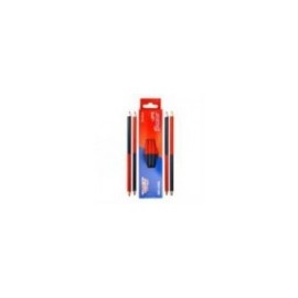 LáPIZ BACO BICOLOR COLOR ROJO-AZUL C 12 PZAS