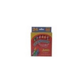 CRAYONES BACO JUMBO 65490. SURTIDO CON 24 PIEZAS COLORES VARIADOS. CRAYONES REDONDOS TAMAñO JUMBO FABRICADOS CON CERAS