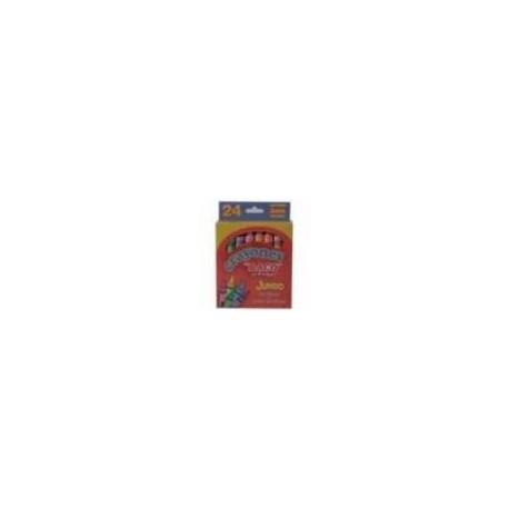 CRAYONES BACO JUMBO 65490. SURTIDO CON 24 PIEZAS COLORES VARIADOS. CRAYONES REDONDOS TAMAñO JUMBO FABRICADOS CON CERAS
