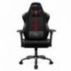 SILLA GAME FACTOR CGC601XL, GAMER, ASIENTO ACOLCHADO, NEGRO ROJO, POLIURETANO