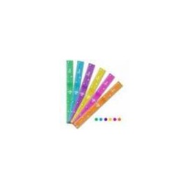 REGLA METáLICA FLEXIBLE MAE 30 CMS VARIOS COLORES