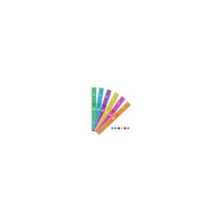 REGLA METáLICA FLEXIBLE MAE 30 CMS VARIOS COLORES