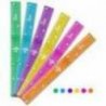 REGLA METáLICA FLEXIBLE MAE 30 CMS VARIOS COLORES