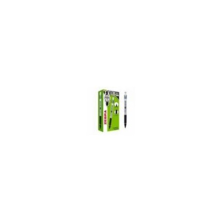LAPICERO ZEBRA M301 PUNTA 0.7MM COLOR NEGRO C 12 PZAS