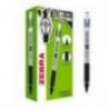 LAPICERO ZEBRA M301 PUNTA 0.7MM COLOR NEGRO C 12 PZAS