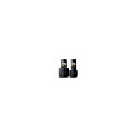TELEFONO PANASONIC INALAM P.LCD 1.4 2 AURICULARES NEGRO(KX-TGB112MEB)