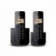 TELEFONO PANASONIC INALAM P.LCD 1.4 2 AURICULARES NEGRO(KX-TGB112MEB)