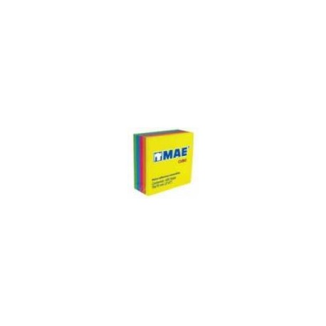 CUBO MAE NEON 3X3 PULG 5 COLORES C 400 HOJAS