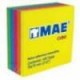 CUBO MAE NEON 3X3 PULG 5 COLORES C 400 HOJAS
