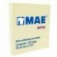 NOTAS ADHESIVAS MAE AMARILLO PASTEL  3X3  100 HJS C 12