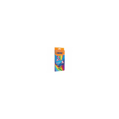 LAPICES DE COLORES TRIANGULARES LARGOS CAJA CON 36 PIEZAS MI