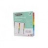 SEPARADOR ACCO 8 DIVISIONES PAPEL BLANCO
