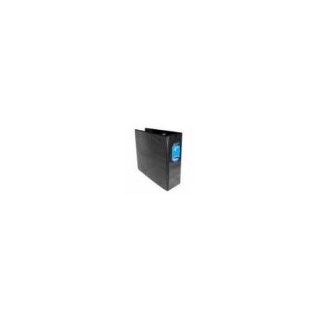 CARPETA KINERA PANORáMICA  D  4  CARTA C CRISTAL COLOR NEGRO 8 PZAS
