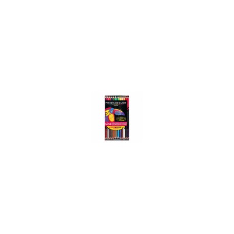 COLORES PRISMACOLOR JUNIOR DOBLE PUNTA C 24 PZAS 48 COLORES INTENSOS