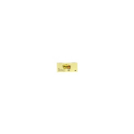NOTAS 3M POST IT 653 1.5X2  AMARILLO PAQUETE 100 HOJAS C 12