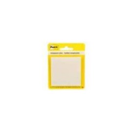 NOTAS ADHESIVAS 3M POST IT 2.8X2.8  TRANSPARENTE 1 BLOCK C 36 HOJAS BLISTER
