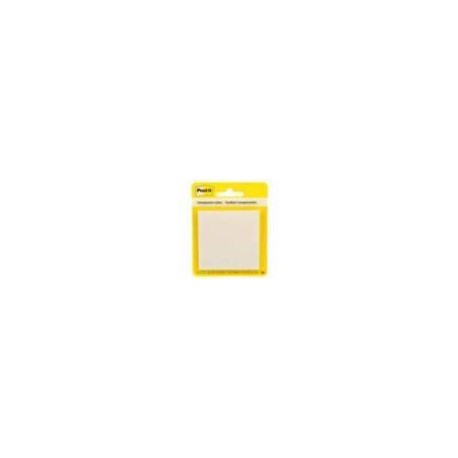 NOTAS ADHESIVAS 3M POST IT 2.8X2.8  TRANSPARENTE 1 BLOCK C 36 HOJAS BLISTER