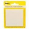 NOTAS ADHESIVAS 3M POST IT 2.8X2.8  TRANSPARENTE 1 BLOCK C 36 HOJAS BLISTER