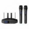 SISTEMA PROFESIONAL STEREN 2 MICRóFONOS INALáMBRICOS UHF BATERíA RECARGABLE