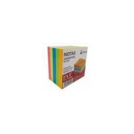 BUNDLE NOTAS ADHESIVAS NEXTEP 3X3 NEON, 5 BLOQUES, 500 HOJAS  CONT. 6 PIEZAS