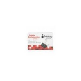 BUNDLE SUJETA DOCUMENTOS CHICO 19MM (3 4 ) 12 PZS  CONT. 10 PIEZAS