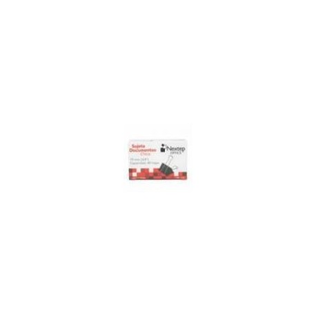 BUNDLE SUJETA DOCUMENTOS CHICO 19MM (3 4 ) 12 PZS  CONT. 10 PIEZAS